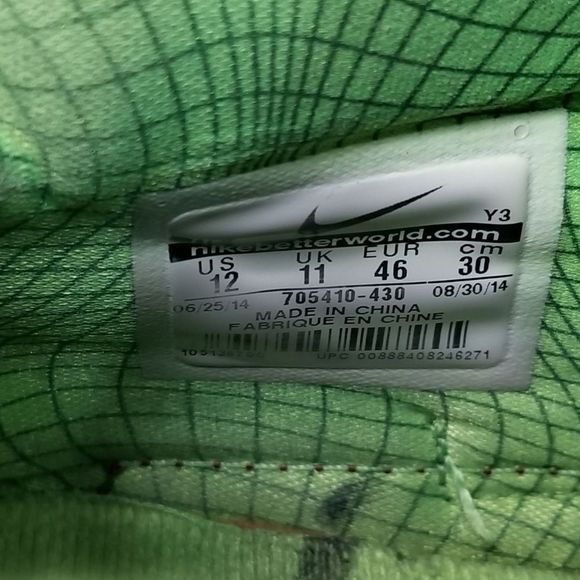 Nike LeBron XII 12 Trillion Billion Dollar Man 2014 Basketball Sneakers Size 12 - Picture 11 of 11